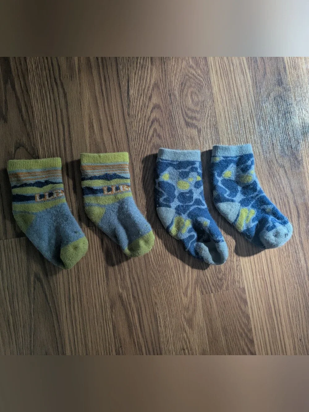 LL Bean Toddler Katahdin Wool Socks - 2 Pairs